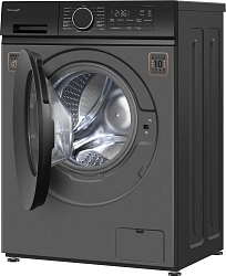 Стиральная машина Weissgauff WM 48128 Inverter Steam загр.фронтальная макс.:8кг темно-серый
