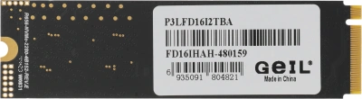 Накопитель SSD Geil PCIe 3.0 x4 2TB P3LFD16I2TBA P3L M.2 2280 0.46 DWPD