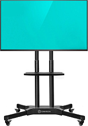 Подставка для телевизора Onkron TS1351 черный 32"-65" макс.50кг напольный мобильный