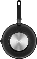 Сковорода ВОК (WOK) Rondell Escurion RDA-870 круглая 28см покрытие: Xylan Plus ручка съемная (с крышкой) черный
