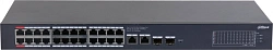 Коммутатор Dahua DH-CS4228-24GT-240 (L2) 26x1Гбит/с 2xКомбо(1000BASE-T/SFP) 24PoE 265W управляемый