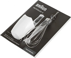 Блендер погружной Braun MQ3035 SAUCE 700Вт белый/синий