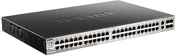 Коммутатор D-Link DGS-3130-54TS/B DGS-3130-54TS/B1A (L3) 48x1Гбит/с 2x10Гбит/с 4SFP+ управляемый