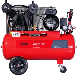 Компрессор поршневой Fubag VCF/50 СM3 масляный 440л/мин 50л 2200Вт красный/черный
