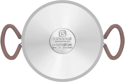 Кастрюля Rondell Etery RDS-1600 5.1л. d=24см (с крышкой) стальной
