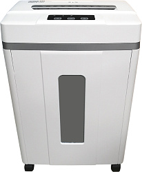 Шредер Office Kit S200TS 0,8x2 белый (секр.P-7) фрагменты 6лист. 25лтр. скобы пл.карты CD