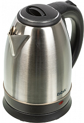 Чайник электрический BBK EK1760S 1.7л. 2200Вт серебристый/черный корпус: металл/пластик