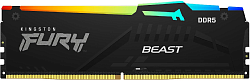 Память DDR5 32GB 5600MHz Kingston KF556C40BB2A-32 Fury Beast Black Expo RGB RTL Gaming PC5-44800 CL40 DIMM 288-pin 1.25В single rank с радиатором Ret
