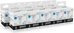 Лампа светодиодная Gauss Elementary 13631 11Вт цок.:GU10 софит 180B св.свеч.бел.хол. MR16 (упак.:1шт)
