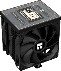 Устройство охлаждения(кулер) Thermalright Burst Assassin Vision 120 Soc-AM5/AM4/1200/1700/1851 черный 4-pin 25.6dB Al+Cu LCD Ret (BA120-VISION-BL)