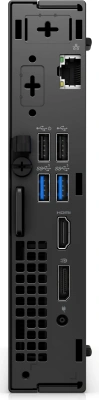Неттоп Dell Optiplex 7020 Micro i3 14100T (2.7) 16Gb SSD256Gb UHDG 730 Linux Ubuntu GbitEth WiFi BT 90W мышь клавиатура черный (7020-3660)