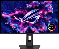 Монитор Asus 26.5" ROG Strix XG27ACDMS черный QD OLED LED 0.03ms 16:9 HDMI глянцевая HAS Piv 1000:1 250cd 178гр/178гр 2560x1440 280Hz DP 2K USB 6.1кг
