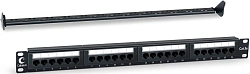 Патч-панель Cabeus PL-24-CAT.5E-DUAL 19" 1U 24xRJ45 кат.5E