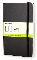 Блокнот Moleskine CLASSIC QP012 Pocket 90x140мм 192стр. нелинованный твердая обложка черный