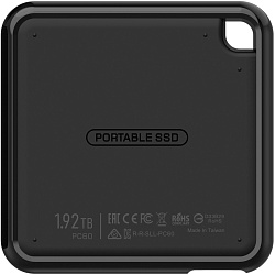 Накопитель SSD Silicon Power USB-C 2TB SP020TBPSDPC60CK PC60 1.8" черный