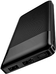 Мобильный аккумулятор Hoco J72 Easy travel 10000mAh 2A 2xUSB-A черный