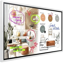 Панель Samsung 65" WM65FX белый LED 8ms 16:9 HDMI M/M матовая 350cd 178гр/178гр 3840x2160 4K USB 39.7кг