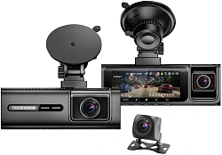 Видеорегистратор TrendVision Phantom 3CH GPS черный 1440x2560 1440p 170гр. SA230D