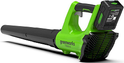 Воздуходувка Greenworks 2404807UA пит.:от аккум. зеленый