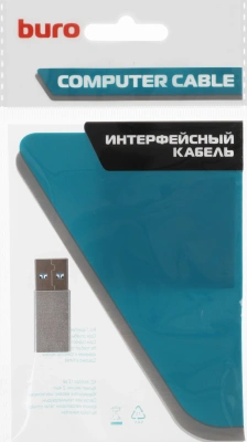 Адаптер Buro BU-USB3-Am-Cf ver3.0 USB A(m) USB Type-C (f) серебристый (пакет)