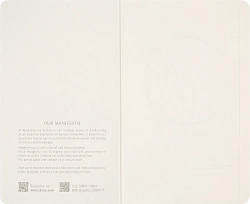 Блокнот Moleskine VOLANT NASA-INSPIRED SKVLNTL7063S5 Large 130х210мм PP 80стр. нелинованный мягкая обложка голубой Ракета