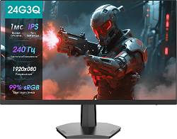Монитор Hisense 23.8" 24G3Q черный IPS LED 16:9 HDMI матовая 1000:1 320cd 178гр/178гр 1920x1080 240Hz DP FHD 3.2кг