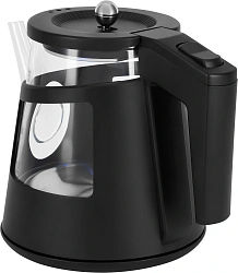 Чайник электрический Vitek VT-WK1083 1л. 1100Вт черный корпус: стекло