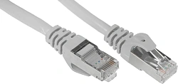 Патч-корд Premier PP6-1M 10000Гбит/с FTP 4 пары cat.6 CCA molded 1м серый RJ-45 (m)-RJ-45 (m)