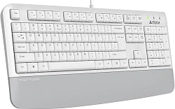 Клавиатура A4Tech Fstyler FK20 белый USB Multimedia (подставка для запястий) (FK20) кабель 1.5м