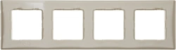 Рамка Legrand Etika 672514 накладная 4x ABS пластик слоновая кость