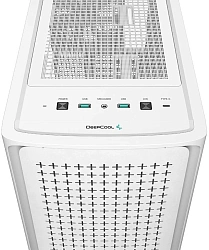 Корпус Deepcool CK560 WH белый без БП ATX 3x120mm 4x140mm 2xUSB3.0 audio bott PSU
