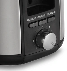 Тостер Vitek VT-7170 750Вт черный/стальной