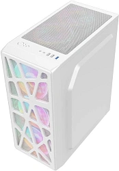 Корпус Formula Mana белый без БП ATX 4x120mm 2xUSB2.0 1xUSB3.0 audio bott PSU