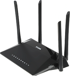 Роутер беспроводной D-Link DIR-853/URU/R3A AC1200 10/100/1000BASE-TX/4G ready черный