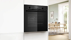 Духовой шкаф Электрический Bosch HBG478CB3 черный