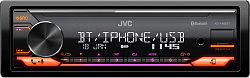 Автомагнитола JVC KD-X482BT 1DIN 4x50Вт v4.2 DSP 3 RDS