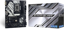 Материнская плата Biostar B760A-Silver  Soc-1700 Intel B760 4xDDR5 ATX AC`97 8ch(7.1) 2.5Gg RAID+VGA+HDMI+DP