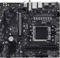 Материнская плата MSI PRO A620AM-G EVO WIFI Socket AM5 AMD A620A 2xDDR5 mATX AC`97 8ch(7.1) 2.5Gg RAID+VGA+HDMI+DP