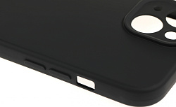Чехол (клип-кейс) BoraSCO для Apple iPhone 15 Microfiber Case черный (72433)