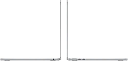 Ноутбук Apple MacBook Air A3113 M3 8 core 16Gb SSD256Gb/8 core GPU 13.6" Liquid Retina (2560x1664) macOS silver WiFi BT Cam (MC8H4LL/A)