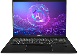 Ноутбук MSI Summit Pro 16 AI A2HVETG-085RU Core Ultra 7 255H 32Gb SSD1Tb NVIDIA GeForce RTX4050 6Gb 16" IPS Touch QHD+ (2560x1600) Windows 11 Pro black WiFi BT Cam (9S7-159631-085)