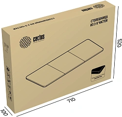 Столешница Cactus CS-TD3-WT для столов 120x60x1.8см белый