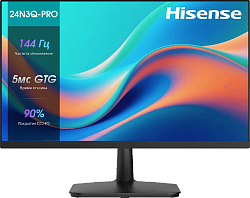Монитор Hisense 23.8" 24N3Q-PRO черный IPS LED 5ms 16:9 HDMI M/M матовая 1000:1 250cd 178гр/178гр 1920x1080 144Hz VGA DP FHD 4.4кг