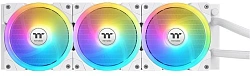 Система водяного охлаждения Thermaltake MAGFloe 360 Ultra Snow ARGB Soc-AM5/AM4/1200/1700/1851 белый 4-pin 30.6dB Al+Cu LCD Ret (CL-W433-PL12SW-A)