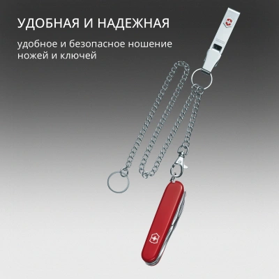 Подвеска для ремня Victorinox 4.1860 серебристый блистер