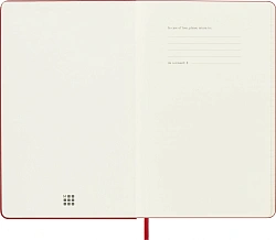 Еженедельник Moleskine ACADEMIC WKNT Large 130х210мм датир.18мес 208стр. красный