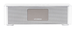 Радиобудильник Hyundai H-RCL360 белый LCD подсв:белая часы:цифровые FM