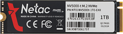 Накопитель SSD Netac PCIe 4.0 x4 1TB NT01NV5000T-1T0-E4X NV5000t M.2 2280