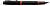 Ручка перьев. Parker IM Vibrant Rings F315 (2172943) Flame Orange PVD F сталь нержавеющая подар.кор.