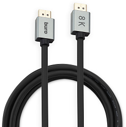 Кабель аудио-видео Buro V1.4 DisplayPort (m)/DisplayPort (m) 5м. позолоч.конт. черный (BHP-DPP-1.4-5G)